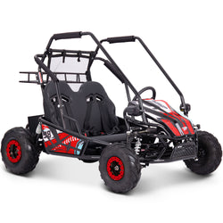 MotoTec Mud Monster XL 212cc 2 Seat Go Kart Full Suspension Red